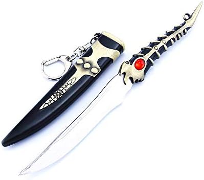 1/5 Scale House Stark Metal Weapon Classical Valyrian Steel Keel Dagger Model Action Figure Toys Gift