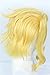 Linfairy Short Blonde Layered Cosplay Wig Halloween Costume Party Wig for Men