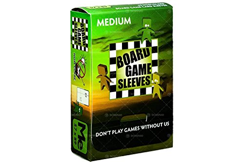 Arcane Tinman Board Games Sleeves: Medium (Non-Glare) 57X89Mm, Clear