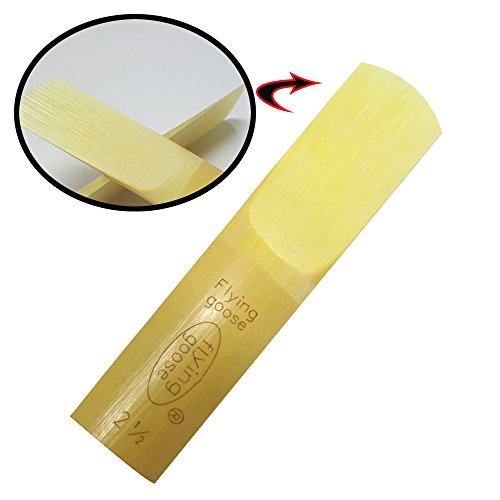 Saxophone Reeds Size 2.5, Alto Sax Traditional Reeds Strength 2 1/2, 10-pack