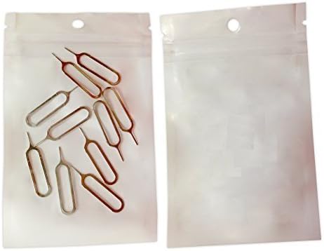 Sim Card Tray Eject Pin Tool (Pack of 10) for iPhone 7, 7 Plus all other Apple iPhone, iPad, iPod, Samsung Galaxy, HTC and all other Smartphones