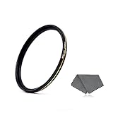 LENSKINS 58mm UV Protective Filter, 16-Layer Multi-Resistant Nano Coated, Ultra Slim, German Optics, Weather-Sealed, HD Clear Glass Ultra Violet Filter, Camera Lens Protector with Lens Cloth