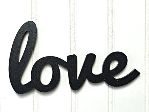 Laser Cut Wood Word "love "for wall decor.