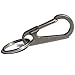 Xthel Titanium 45mm Carabiner Clip Quick Release Keychain Hook with Stainless Steel Ring