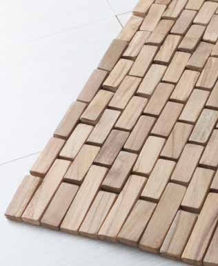 Elegante Tappeto In Legno Per Bagno Misura 50x90 Cm Amazon