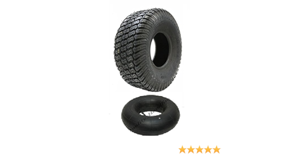 Un conjunto de neumáticos y tubos de 15x6.00-6