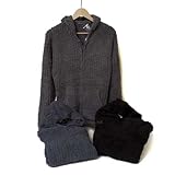 Barefoot Dreams Cozy Chic Men’s Ribbed Hoodie Size: X-Large, Color: Midnight, Online Clothing Store