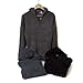 Barefoot Dreams Cozy Chic Men's Ribbed Hoodie
