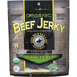 Golden Valley Natural Organic Beef Jerky Original -- 3 oz