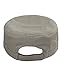 NYFASHION101 Fashionable Solid Color Unisex Adjustable Strap Cadet Cap, Gray