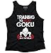 Training to Beat Goku Super Nerdy Ninja Tank Top Black