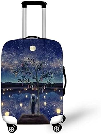 GUOW 3D Luggage Dust Cover European Dream Painting S Code 18 To 20 Inch M Code 22 To 24 Inch L Code 36 To 28 Inch Wear-resistant Soft , M