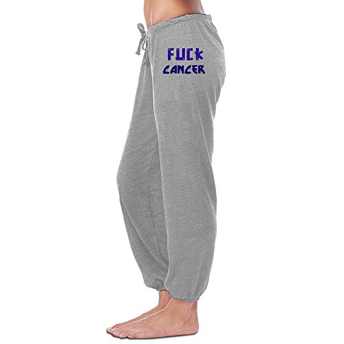 Yesher Cool Women's Fck Cancer Long Sports Pants - Size L