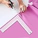Plastic L Shape Ruler Curve Sewing Measure Professional Tailor Craft Tool(5808)