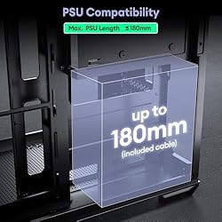 Okinos MATX PC Case, 5 x 120mm Case Fans