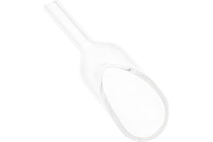 DOITOOL Professional Glass Weighing Scoop and Funnel Laboratory Weighing Tool for Accurate Sample