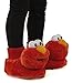 Sesame Street Unisex-Baby Tickle Me Elmo Slippers with Giggle Sound, red, Toddler Dual Size 3/4 Child US Toddler