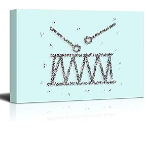 Musical Elements Home Artwork for Living Room Bedroom Music Room