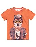 Petit Lem Little Boys' Wolf Pack Knit T-Shirt