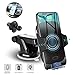Juya Automatic Clamping Wireless Car Charger Mount, Easy One Touch with Qi 7.5W /10W Fast Charging Windshield Dashboard & Vent Car for iPhone Holder iPhone Xs/Max/X/XR/8/8 Plus,Samsung Note 9