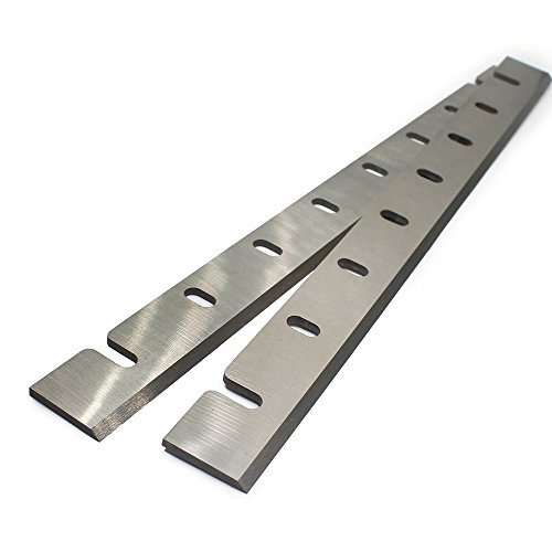 Planer Blades JESTUOUS 12.5 Inch for Dewalt 733 DW733 HSS Planer Replacement DW7332 Single Edge Knives,12-1/2x1-1/16x1/8,2 pcs