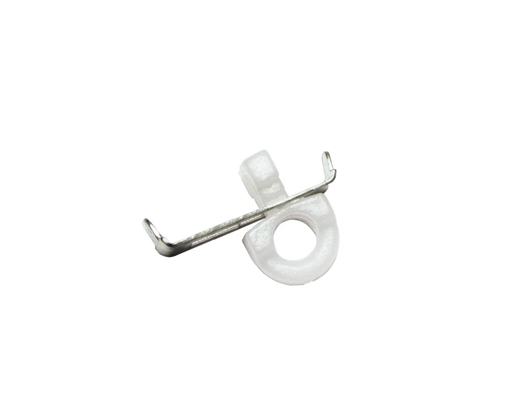 Gardinia Clamp I, Metal White, 10.7 x 7 x 0.02 cm