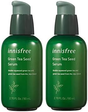 Inis Freeze Green Tea Seed Serum 80ml x 2 Piece Set Korean Cosmetics, innisfree The Green Tea Seed Serum 80ml x 2ea Set Korean Cosmetics [Parallel Import Product]