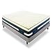 LUCID 16 Inch Plush Gel Memory Foam and Latex Four-Layer-Infused with Bamboo Charcoal Mattress, King