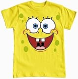 SpongeBob Happy Face 4-16 Youth Unisex T-Shirt