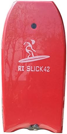 42" XPE Slick Bottom Bodyboard with Leash Red