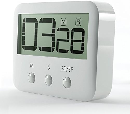 JOTHIN Large Kitchen Timer Loud with Magnetic JN118 (white)
