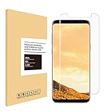 Samsung Galaxy S8 Plus/S8+,Rockxdays Half Screen [Case Friendly] [3D Curved Glass],[Bubble Free],[Anti-Scratch],[Anti-Fingerprint], Tempered Glass Screen Protector for Galaxy S8 Plus