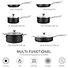 Nonstick-Cookware-Set-Induction-10-Piece-Stone-Derived-Cooking-Pots-and-Pans-with-Lids-Home-Kitchenware-with-Saucepan-Frying-Pan-Stockpot-Oven-Safe-GraniteGift-Box-Included-SKYLIGHT Nonstick Cookware Set Induction, 10 Piece Stone-Derived Cooking Pots and Pans with Lids, Home Kitchenware with Saucepan, Frying Pan, Stockpot, Oven Safe, Granite/Gift Box Included-SKYLIGHT