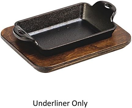 Lodge UMSRC Rectangular Wood Underliner with Walnut Stain