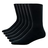 Dickies Ultra Comfort Casual Socks for Men - 6 Pack - Shoe Size 6-12