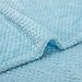 Fuzzy Blanket or Fluffy Blanket for Baby, Soft Warm Cozy Coral Fleece Toddler, Infant or Newborn Receiving Blanket for Crib, Stroller, Travel, Decorative (28Wx40L, XS-Ice Blue)