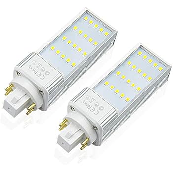 Luxvista LED GX24Q/G24Q 4-Pin Base Light Bulb - 13W CFL ...