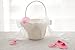 Flower Girl Basket Wedding Collection Traditional Ivory (Model 01-01)