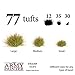 The Army Painter Tufts - Battlefield Tufts: Swamp Tuft, 77 Pcs, 3 Sizes -Terrain Model Kit for Miniature Bases & Model Grass Tufts -Diorama Supplies & Diorama Grass for Mini Basing & Gaming Scenery