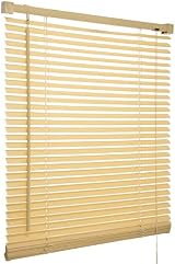 Funky Gadgets PVC Venetian Blind 165x150 cm Natural Wood Effect