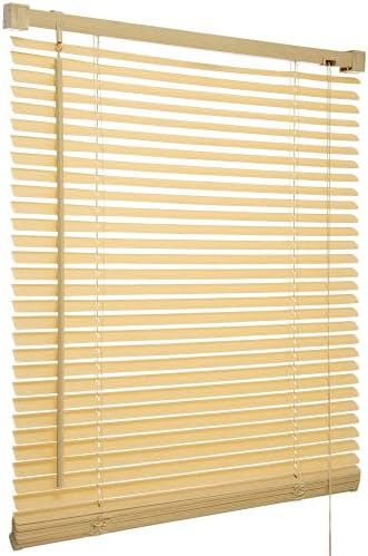 Funky Gadgets PVC Venetian Blind 105x150 cm Natural Wood Effect