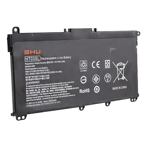 GHU HT03XL HTO3XL L11119-855 Batería para HP 14-CE 14-CF 14-CK 14-DH 15-CR 15-CS 15-CW 15-DA 15-DB 15-DW 15-DY 17-by 17-CA 11.55V 41.9Wh