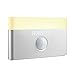 AVANTEK Rechargeable Battery-Powered Motion Sensor Light, Wall Mounted or Stick Anywhere with Adhesive Pads, Long Lasting & Energy Saving, Warm White