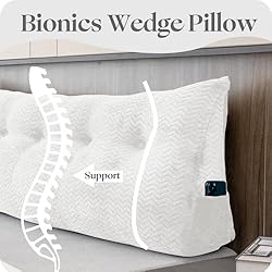 ZOEMO Large Bolster Triangular Headboard Wedge