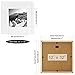 Golden State Art, 12x12 Solid Wood Frames with Tempered Glass, Display 12x12 or 8x8-inch Pictures, White, Wall Display