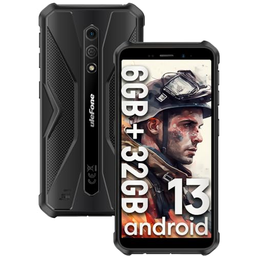 Ulefone Armor X12 Outdoor Smartphone | Android 13 Go, IP68/IP69K, 4860 MAh, 6GB RAM, 13MP Kamera