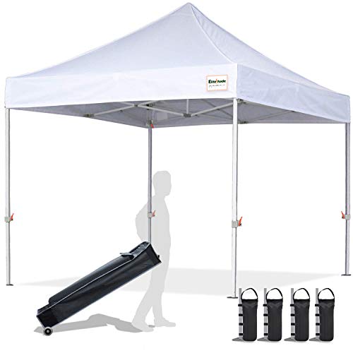 EliteShade 10’x10′ Commercial Ez Pop Up Canopy Tent Instant Canopy Party Tent Sun Sh ...