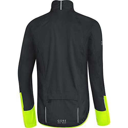 GORE BIKE WEAR Men's Cycling Jacket, GORE-TEX Active, POWER Jacket, Size: L, Black/Neon Yellow, JGTPOW - Thumbnail 2