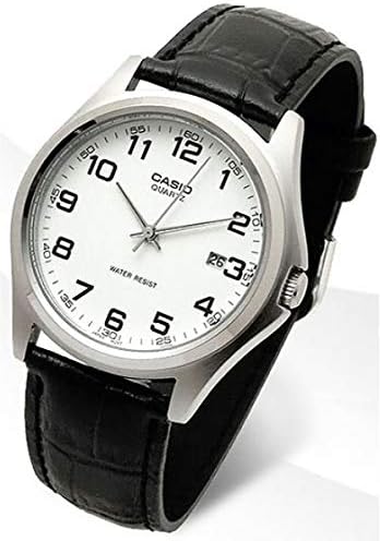 knee length dresses for ladies Casio Analog Leather 3-Hand 40mm Leather Band  Watch Republic PH