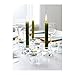 Royal Glass (Set of 4) Unique Reversible Tea Light Candle Holder Design, 2